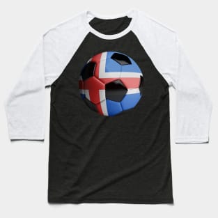 Iceland Soccer Ball Baseball T-Shirt